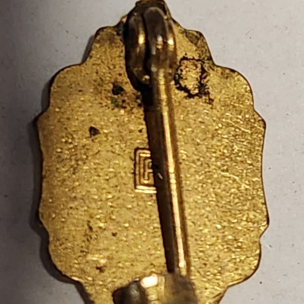 VINTAGE CHRISTIAN CONFIRMATION PIN RELIGIOUS 1940'S - Picture 3 of 3
